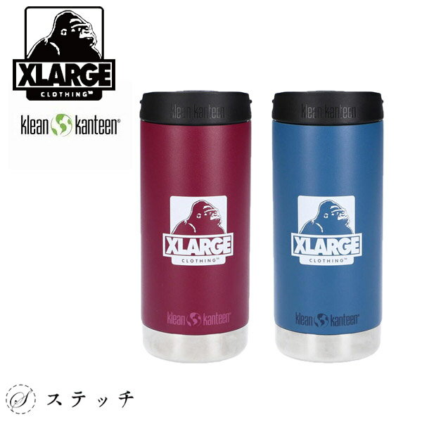 クリーンカンティーン 水筒 XLARGE エクストララージ XLARGE×KLEAN KANTEEN INSULATED TKWIDE 101212054001 コラボ クリーンカンティーン 水筒 ボトル マグ 保冷 保温 耐久性 シンプル ステンレス 真空断熱 ロゴ OGロゴ 中学生 高校生 大学生トレンド 流行 おしゃれ パープル ONESIZE