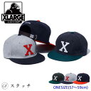 XLARGE エクストララージ 帽子 BI COLOR FRONTPATCH CAP 101214051016 キャップ メンズ シンプル プレゼント ギフト 調節可能 ワッペン 刺繍 6パネル スタンダード カジュアル ストリート バイカラー 中学生 高校生 大学生 学生 トレンド ブラック グレー ネイビー ONESIZE