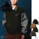 楽天ステッチXLARGE エクストララージ アウター WOOL WORK JACKET 101224021004 ジャケット ジャンバー メンズ プレゼント 贈り物 上着 シンプル クール ストリート カジュアル ウール 大人ストリート 中学生 高校生 大学生 学生 トレンド ブラック オリーブ ネイビー S M L XL