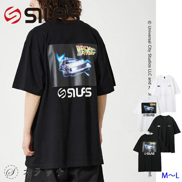 SILAS サイラス tシャツ SILASxBTTF S/S TEE 110222011003 メンズ トップス カットソー 半袖 おしゃれ ロゴt ティーシャツ カジュアル ストリート ベーシック シンプル 綿 コットン 正規販売店 中学生 高校生 大学生 学生 トレンド 流行 ホワイト ブラック M L