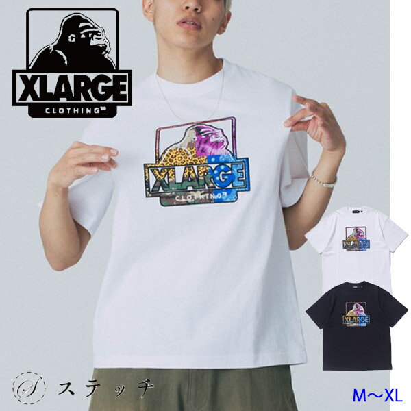 XLARGE エクストララージ tシャツ MIXED OG S/S TEE 101242011063 メンズ トップス カットソー 半袖 ロゴt ティーシャツ カジュアル ストリート ベーシック シンプル OGロゴ 中学生 高校生 大学生 大人ストリート トレンド