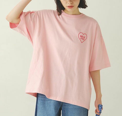 ミルクフェド tシャツ CHECKERED L...の紹介画像3