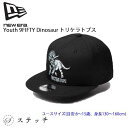 ニューエラ キャップ NEWERA Youth 9FIFTY Dinosaur トリケラトプス ブラック 14391987 ブランド 人気 アウトドア シンプル...