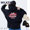 MILKFED ミルクフェド パーカー KISS MARK SWEAT HOODIE 103241012009 トップス スウェット フーディ トレーナー レデ...