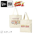 NEWERA ニューエラ キャンバストート 22L STREET FIGHTER II ストリートファイターII CONGRATULATIONS アイボリー 通勤 通学 トートバッグ 肩掛け おしゃれ ブランド 人気 アウトドア 大学生 シンプル エコバッグ プレゼント 贈り物 学生 SF2