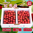 【3日~6日 クーポンで全品10%oFF】 【早期予約でお得!7月上旬発送】紅秀峰 山形県産 さくらんぼ 1kg 1キロ L-2L 秀-特秀 化粧箱入り クール...