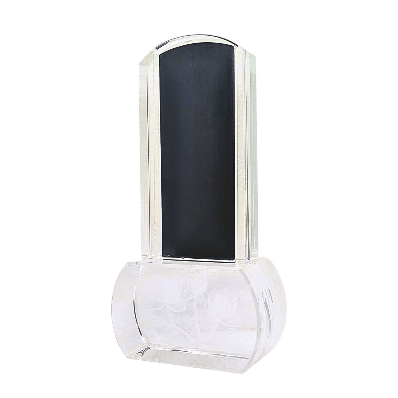 乐天商城 - 位牌 3.5寸 クリスタル 3.5寸 1名分付 15.9cm 1個 名入れ 送料無料 仏具 仏壇