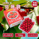 【3日~6日 クーポンで全品10%oFF】 【早期予約でお得!6月下旬発送】 佐藤錦 山形県産 さくらんぼ 500g 500グラム L-2L 秀-特秀 化粧箱入...