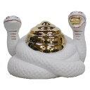 【9日20:00〜 最大15%OFFクーポン×ポイント20倍】 巳神 ヘビ 陶器製3.5寸 神具 巳様 送料無料 仏壇店の安心品質 蛇 開運 神棚 おまもり 金...