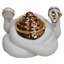 【9日20:00〜 最大15%OFFクーポン×ポイント20倍】 巳神 ヘビ 陶器製4寸 神具 巳様 送料無料 仏壇店の安心品質 蛇 開運 神棚 おまもり 金運 ...