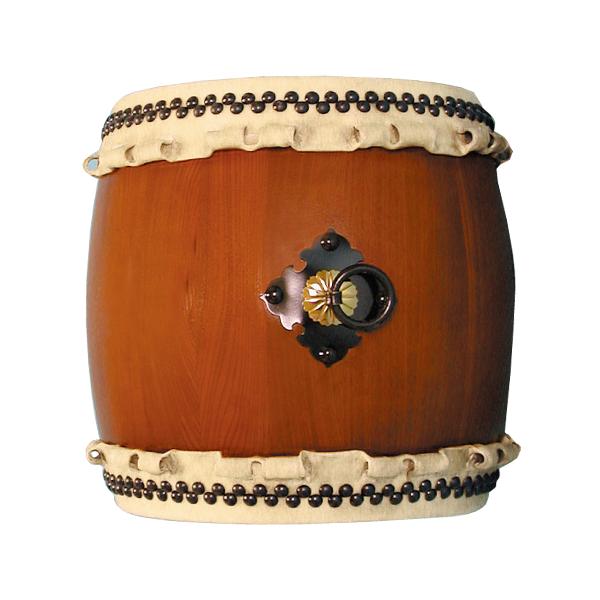 長胴太鼓　「楡けやき」1.4尺（巻耳）