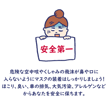 [ネコポス] マスク 3層抗菌 布製 布製だから洗濯して繰り返し使えるので経済的！お一人様2枚まで