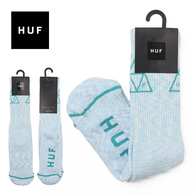 HUF ハフ ソックス 靴下 メンズ ストリート スケーター クルーソックス おしゃれ オシャレ かっこいい スケボー ストリート系 HIPHOP ブランド