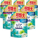 【30日～1日はポイント5倍！】【限定サイズ】レノア 超消臭1WEEK 柔軟剤 フレッシュグリーン 4.3倍 詰め替え 1,900mLx6袋 大容量 特大容量 メガサイズ