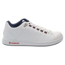 【国内正規品】 ケースイス K-SWISS KS 100 ホワイト/ネイビー/レッド White/Navy/Red 【一部サイズはお取り寄せまでに1週間程度お時間をいただいております】