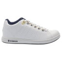 【国内正規品】 ケースイス K-SWISS KS 100 ホワイト/ネイビー/ゴールド White/Navy/Gold 【一部サイズはお取り寄せまでに1週間程度お時間をいただいております】