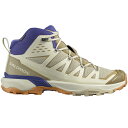 サロモン X ULTRA 360 EDGE MID GTX ゴアテックス Bleached Sand / Kelp / Spectrum Blue L47378100 SALOMON X ULTRA 360 EDGE MID GORE-TEX