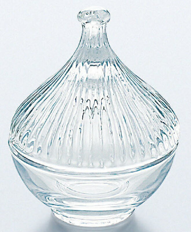 鉢 鉢 小さなガラス器 花かざり ふた付きミニ鉢 アミューズボックス オニオン形 6個入り 東洋佐々木ガラス TS44018