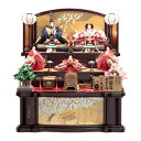 送料無料 久月作 雛人形 西陣織金襴 金彩刺繍仕上 衣装着五人揃い 木製三段飾り 【御園雛】 〈お雛様 お雛さま お雛飾り おひな飾り お内裏様 お姫様 雛祭り...