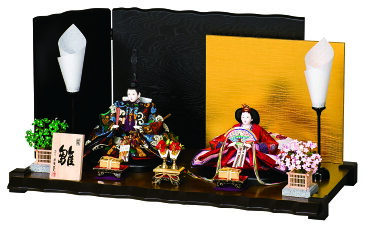 送料無料 平安豊久作 雛人形 衣装着親王 木製平台飾り 【桐唐草】 〈お雛様 お雛さま おひな様 おひなさま お雛飾り おひな飾り お内裏様 お姫様 雛祭り ひなまつり ひな人形 桃の節句 3月3日 衣裳着 殿姫飾り 二人飾り 雛2人飾り〉