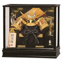 送料無料 平安豊久作 五月人形 12号兜 日輪三日月前立 ガラスケース入り飾り 【上杉謙信】 〈兜飾り かぶとかざり 甲冑飾り 兜飾り 兜ケース飾り 皐月人形 ...
