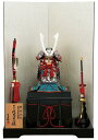 送料無料平安豊久監製 四代目雄山作 五月人形 厳島神社所蔵模写 四分の一本仕立 浅葱威之鎧 木製収納台飾り 【浅葱威大鎧】〈5月人形 鎌倉時代鎧兜飾り よろい飾...