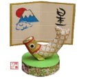 縮緬五月飾り ちりめんこいのぼりゴールド飾りミニ 〈縮緬 鯉幟 鯉のぼり 五月五日 子どもの日 端午の節句 和のインテリア 通販〉