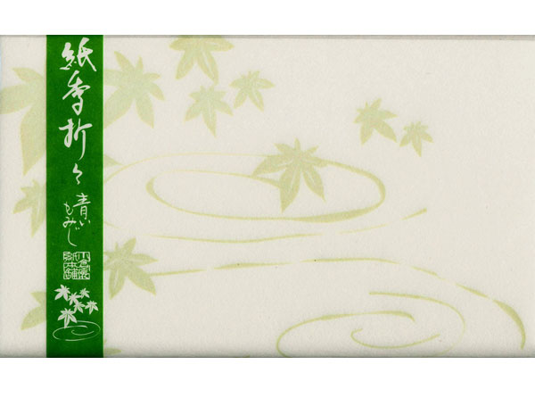 お買い得! 紙季折々懐紙 青もみじ 紅葉 1帖30枚入り