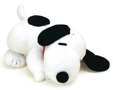 スヤスヤまどろむキュートな姿に癒されます♪ ぬいぐるみ おやすみスヌーピー 〈縫い包み 縫いぐるみ ヌイグルミ スヌーピー SNOOPY 通販〉