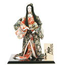 久月作 日本人形(尾山人形) 正倉院菱取文様 片袖脱帯地 10号 【宴】 Japanese doll 〈日本の伝統品 にほんにんぎょう 和人形 お人形 和の置物...