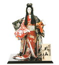 久月作 日本人形(尾山人形) 正倉院鐘裏文様 片袖脱帯地 10号 【桃山】 Japanese doll 〈日本の伝統品 にほんにんぎょう 和人形 お人形 和の置...
