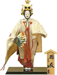 久月作　日本人形（能人形）　羽衣　Japanese Noh doll　※本品の立札はお写真のものとは一部異なります。