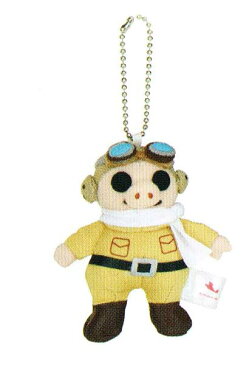 紅の豚 ぬいぐるみ ポルコロッソ マスコット 〈スタジオジブリグッズ アニメ・映画キャラクター縫い包み 縫いぐるみ ヌイグルミ ジブリグくれないのぶた ポルコ マルコ ますこっと キーホルダー きーほるだー Studio Ghibli Porco Rosso〉