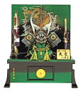 送料無料 久月作 五月人形 緑翠 12号兜 龍二曲屏風 木製櫃型収納台飾り 〈東京久月 浅草橋久月 5月人形出し飾り 兜飾り 兜出し飾り かぶとかざり 甲冑飾り...