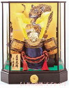 送料無料 久月作 五月人形 28号着用兜 六角ガラスケース入り飾り 〈東京久月 浅草橋久月 兜飾り かぶとかざり 甲冑飾り 取付ガラスケース五月人形飾り ケース...