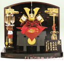 送料無料 久月監製 上原玉鳳作 五月人形 正絹色々縅 7号大鍬形兜 木製平台飾り 〈東京久月 浅草橋久月 5月人形出し飾り 兜飾り 兜出し飾り かぶとかざり 甲...