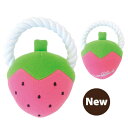 《新作》 ペットと遊べる♪ ワンダートイ フルーツ イチゴ ペット用おもちゃ 果物 苺 〈ドッグトイ 犬用玩具 ペット用ぬいぐるみ イヌ用縫いぐるみ いちご ...
