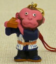 干支　十二支・十二獣の携帯ストラップ　strap for mobile phone　十二支根付　Netsuke　申　猿　サル　〈大工〉がモチーフです！　〈ケータイストラップ　ケイタイストラップ　モバイルストラップ　携帯電話ストラップ　ねつけ　根付け　通販〉