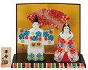 昭峰作 白磁器製 雛人形 白磁輝彩公家立雛親王飾り 縁起物、輝彩花柄親王 お盆・屏風・木札付き 〈伝統品 ひな人形 お雛様 おひな様 お雛さま おひなさま お雛...