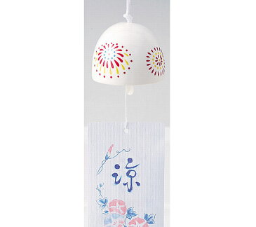 涼をお届け！　夏ものがたり　丸風鈴　花火　Wind-chime Wind-bell　〈夏物語　涼風ふうりん　はなび　和のインテリア　通販〉