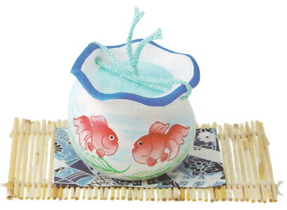 涼をお届け！　夏ものがたり　土鈴・福鈴　金魚鉢　キンギョ　earthenware goods　〈どれい・ふくりん　和のインテリア・お飾り　きんぎょの置物　海外・外国へのお土産・贈り物・ギフト・プレゼントにもおススメです。　通販〉