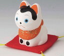 開運・魔除けに。 陶器製 狛犬・駒犬 (小) 赤座布団付きです。 〈こまいぬ コマイヌ 犬の置物 動物の置物 どうぶつのおきもの 日本の伝統品 和のインテリア・置物 楽天〉(3)