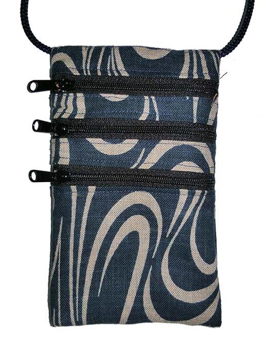 藍調スマホポシェット　流水