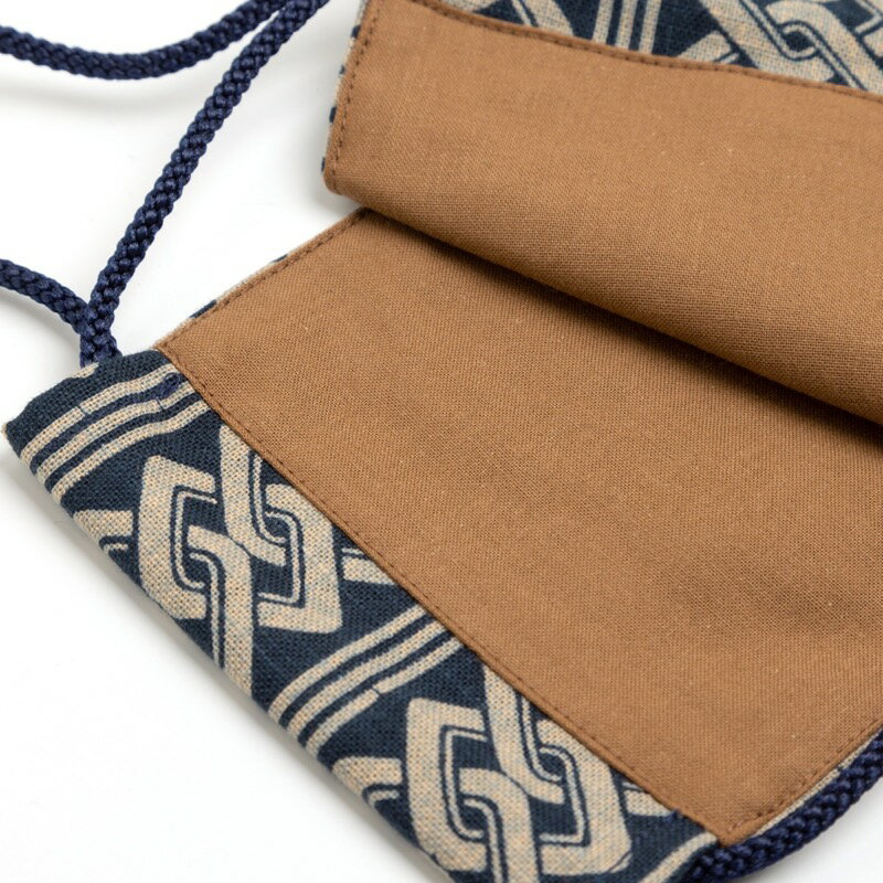 藍調型染の和太鼓バチ入れ2・吉原つなぎ