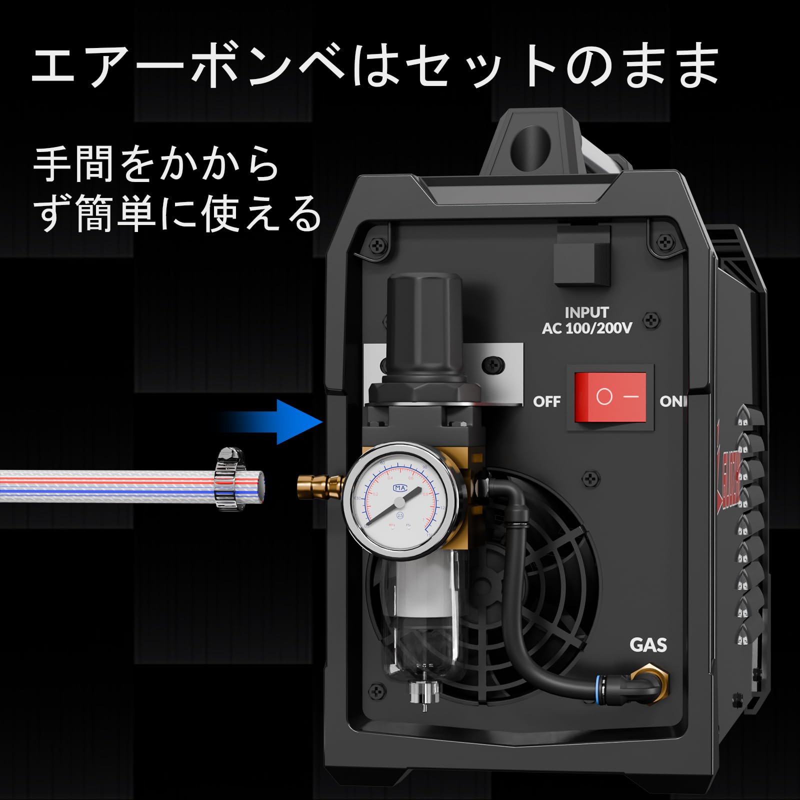 【最短当日発送】GZ GUOZHI プラズマ切断機 エアプラズマカッター 100v 200v 最大...