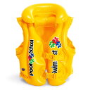 ベスト浮き輪 デラックス スイム ベスト 1個 サイズ:50×47cm 対象年齢 3~6歳 耐荷重 19~30kg 初めての水・プール遊び スイムベスト 浮輪 うきわ 幼児用 夏休み スイミング 練習補助 ライフジャケット 浮力補助具 スイミング スイム