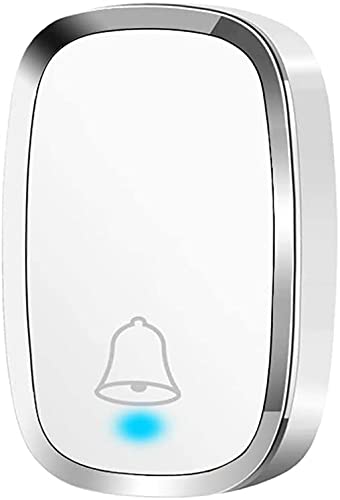 ワイヤレスチャイム 玄関チャイム 呼び鈴 介護 飲食店 浴室などに適用 防水 防塵 最高300M無線範囲 ドアベル 36曲選択可能 4段階音量調節 大音量0dB～100dB調整可能 電池式 (送信機単品)