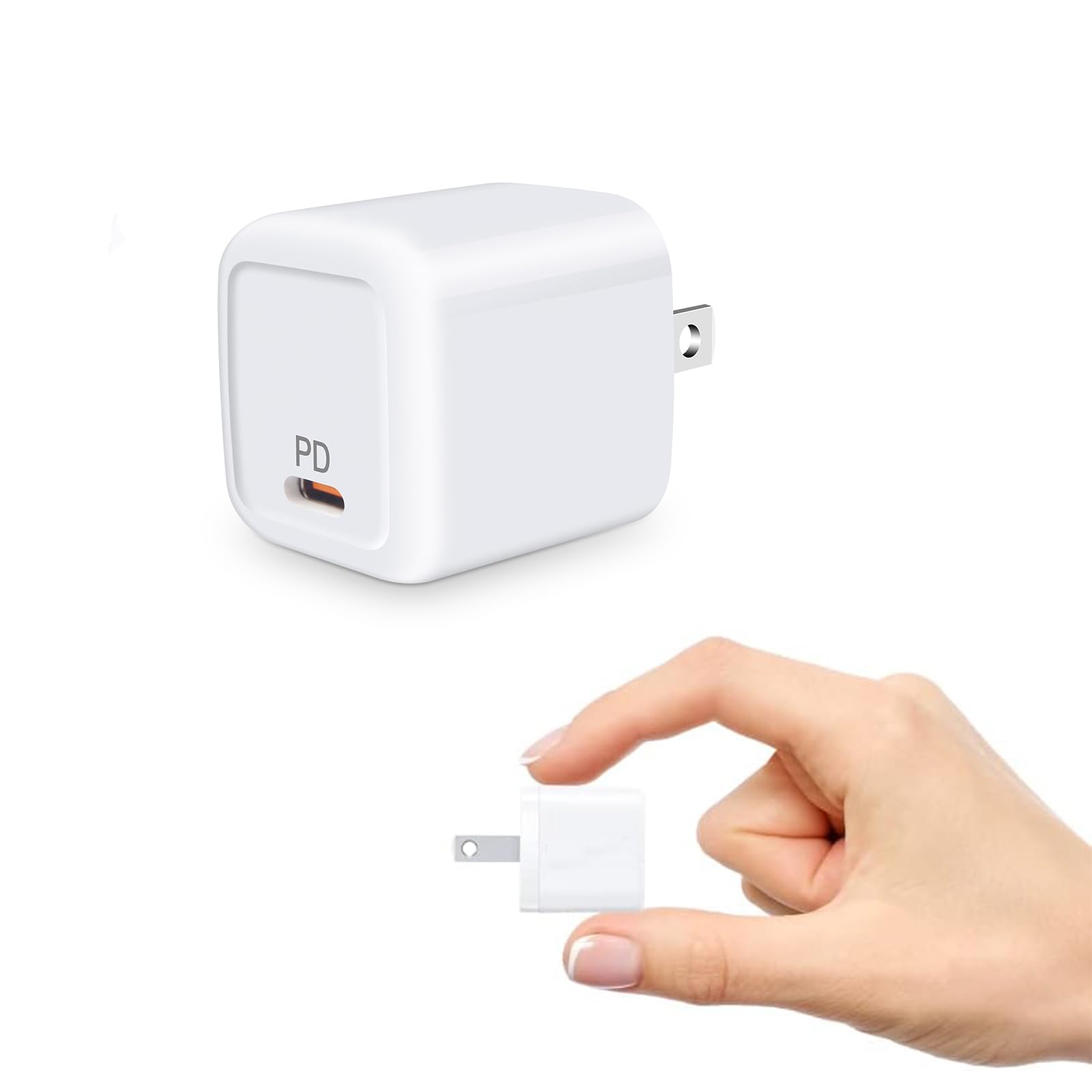 ChrisPow iPhone15充電器 20W タイプC充電器 超小型 USB-C急速充電器 3A Android充電器 PD&QC3.0対応 PD充電器 タイプC アダプタ USB Type-C充電器 USBコンセント USB-C電源アダプター Cタイプ アンドロイド充電器