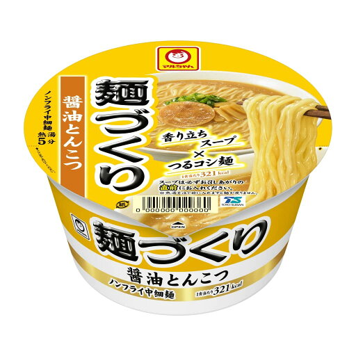 マルちゃん 麺づくり 醤油とんこつ 91g×12個 マルちゃん 麺づくり 醤油とんこつ 91g×12個