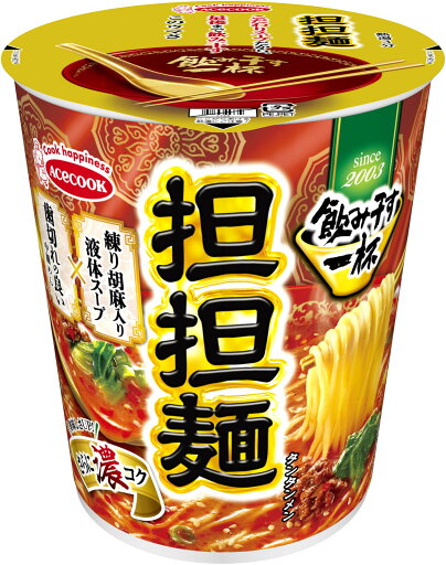 エースコック 飲み干す一杯 担担麺 74g ×12個 エースコック 飲み干す一杯 担担麺 74g ×12個